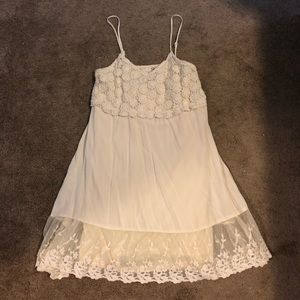 Cream Lace Dress